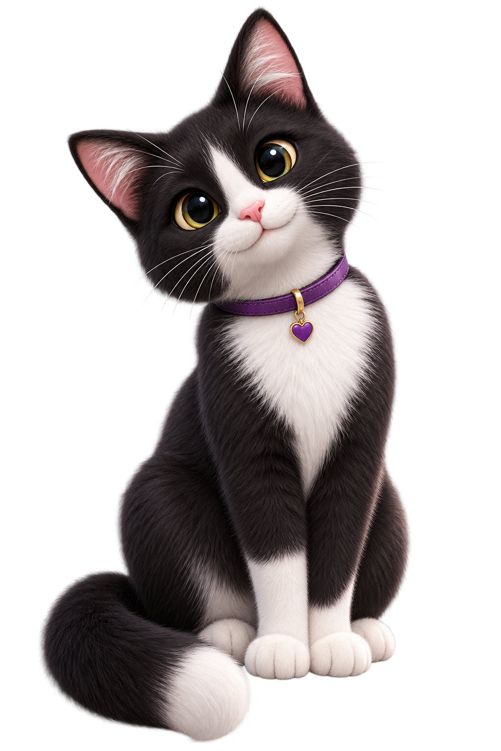 Mascote Dippet, uma gata frajola